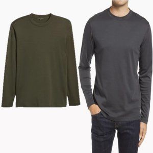 ROBERT BARAKETT Georgia Long Sleeve IRON T-Shirt Large 09/24